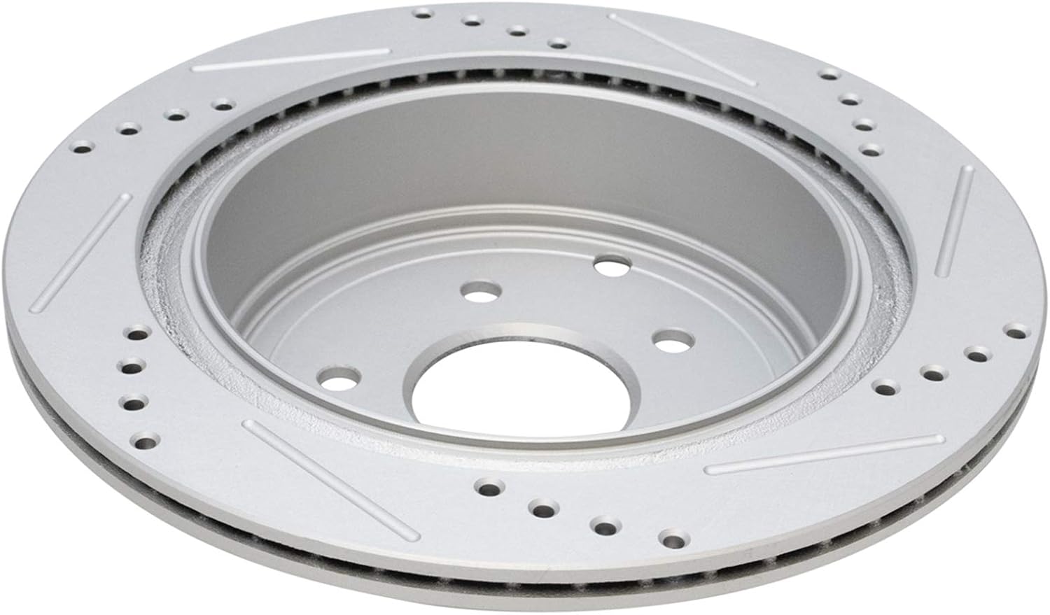 TRQ Performance Front Rear Brake Rotor Set Drilled Slotted Vented G Coated Compatible with 2004-2009 2004-2017 Nissan Quest