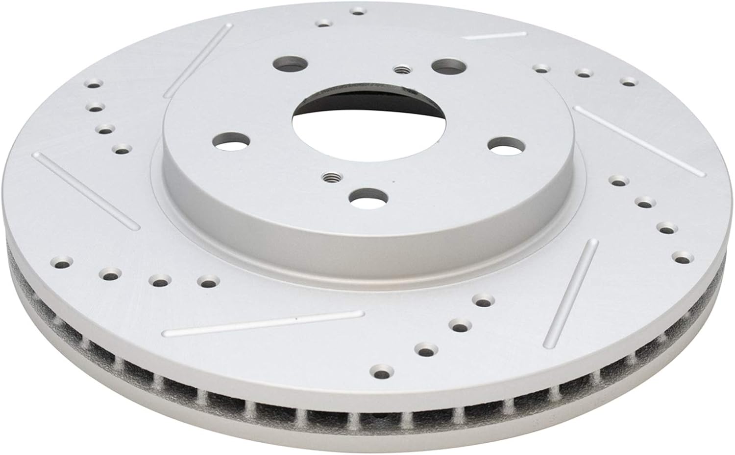 TRQ Performance Front and Rear Brake Rotor Set G Coated Drilled and Slotted Compatible with 2002-2003 Lexus ES300 2002-2006 Toyota Camry 2005-2007 Avalon 2004-2008 Solara