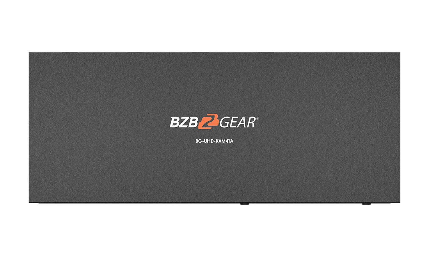 BZBGEAR 4x1 4K UHD KVM Switcher with USB 2.0 Ports for Peripherals and Audio Support - BG-UHD-KVM41A