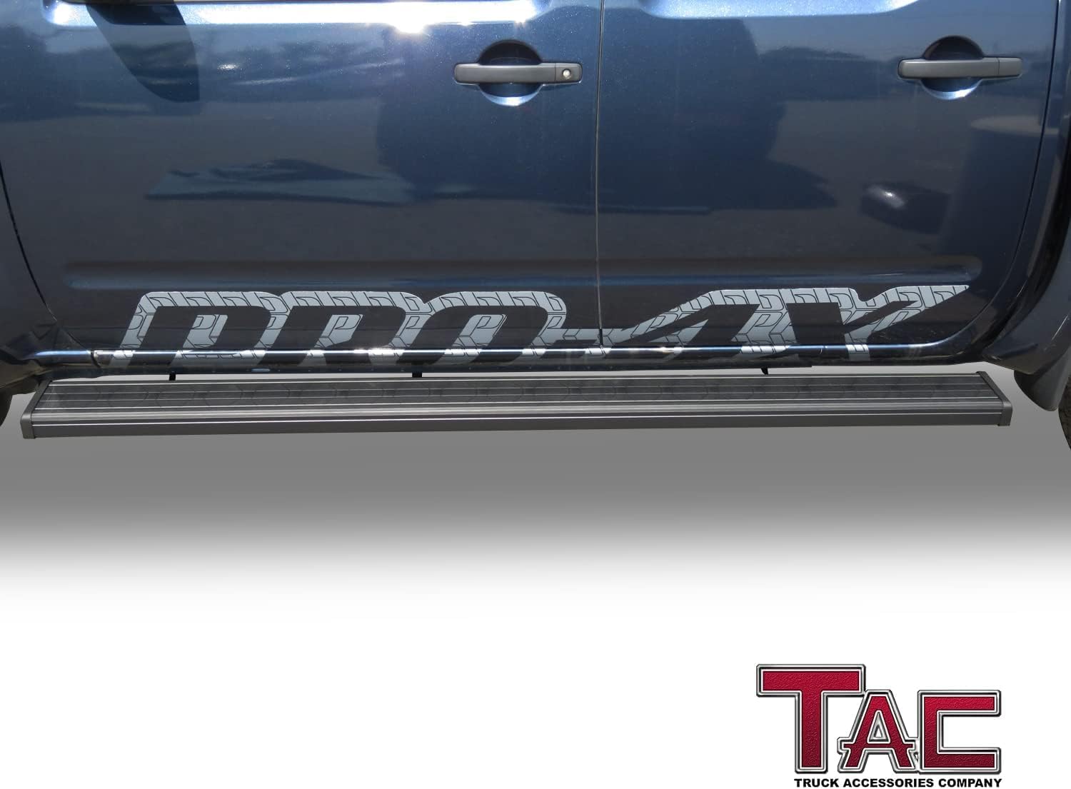TAC Spear Running Boards Compatible with 2005-2026 Nissan Frontier Crew Cab Pickup 6' Side Step Rail Nerf Bar Truck Accessories Aluminum Texture Black Width Body and Soft Top Lightweight 2Pcs