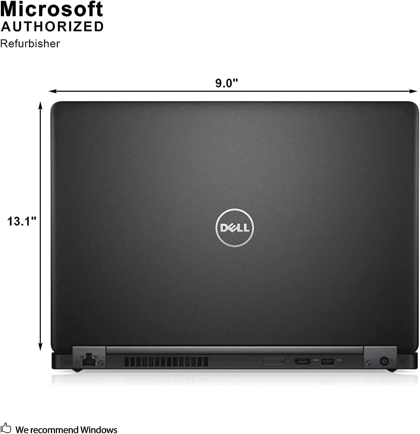 Dell Latitude 5480 14' Business Laptop Computer, Intel Core i7-7600U 2.8 GHz Notebook PC, 16 GB DDR4 RAM, 512 GB SSD, Webcam, HDMI, Windows 11 Pro 64 (Refurbished)