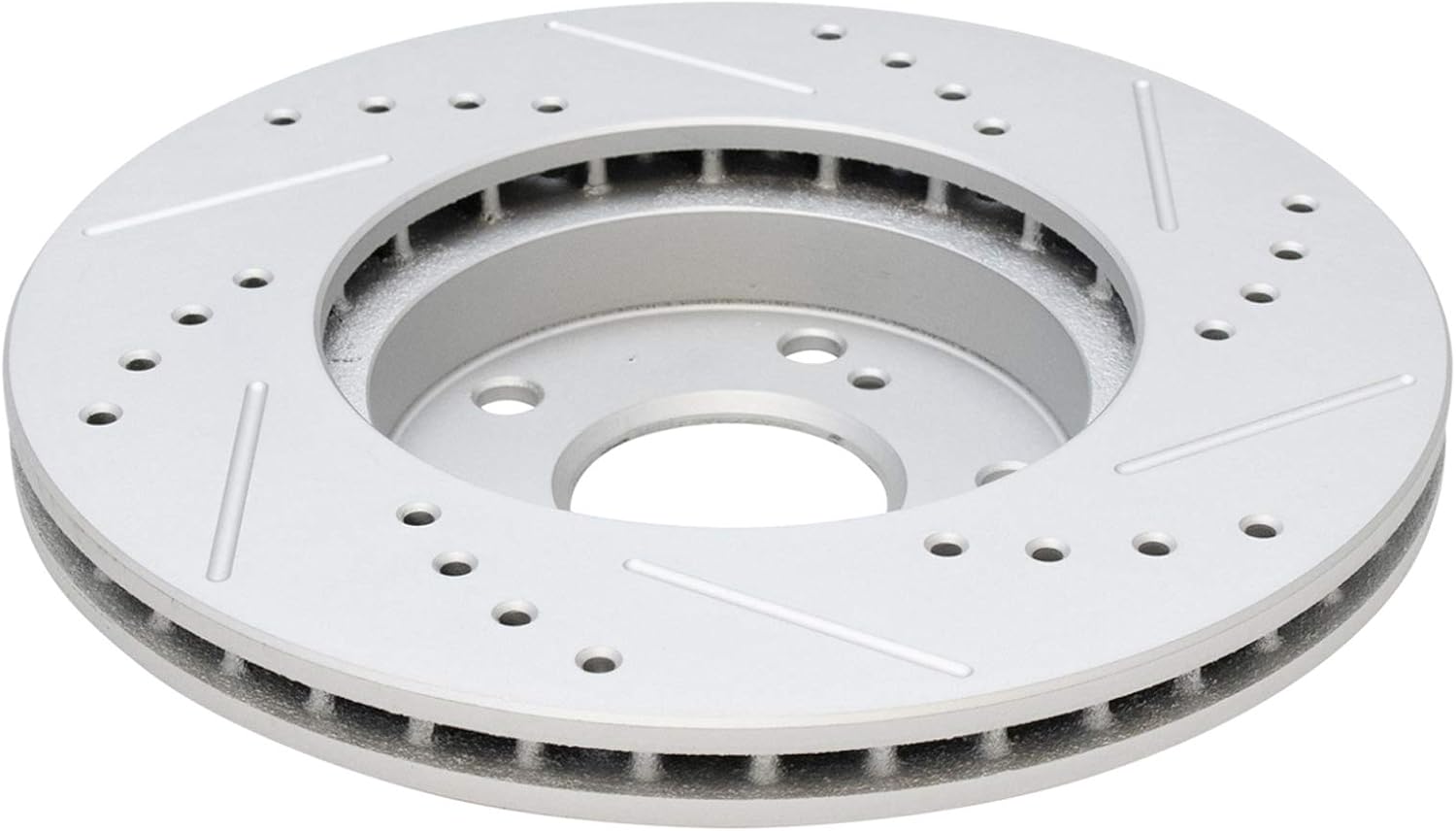TRQ Performance Front and Rear Brake Rotor Set G Coated Drilled and Slotted Compatible with 1998-2002 Honda Accord