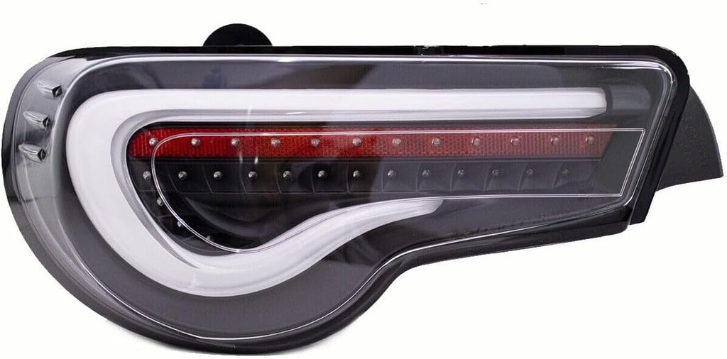 Exterior Accessories lights - LED Tail Lights Sequential Signal Turn Signal Black Housing/White bar Compatible With 2012-2021 Toyota 86 Subaru BRZ Scion FRS ZN6/ZC6 Gen1