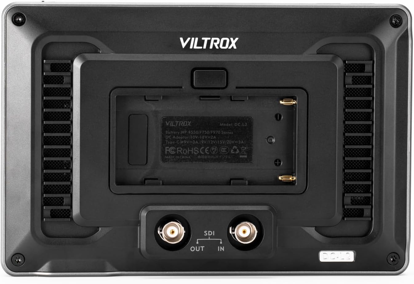 VILTROX DC-L2 7 Inch Camera Video Field Monitor,Full HD 1280x800 Touch Screen Director AC Monitor with 4K HDMI/3G-SDI Loop in & Out 3D Lut RGB Parade Focus Peaking Full Waveform