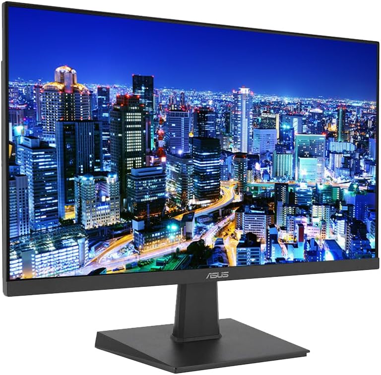 ASUS VA24EHF 24-inch 1920 x 1080 Full HD LED Backlit LCD Frameless Monitor, 2-Pack Bundle with HDMI, Adaptive-Sync, Eye Care, Low Blue Light, 100Hz 1ms Smooth Motion