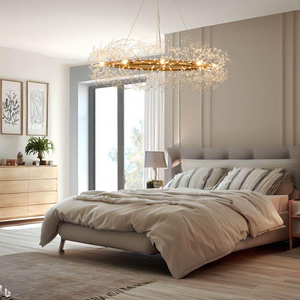 Gold Crystal Chandeliers Round,39' Modern Crystal Dining Room Chandeliers Light Fixtures,Large Firework Chandelier Lighting for Master Bedroom Living Room,Pendant Light for Entryway,Kitchen