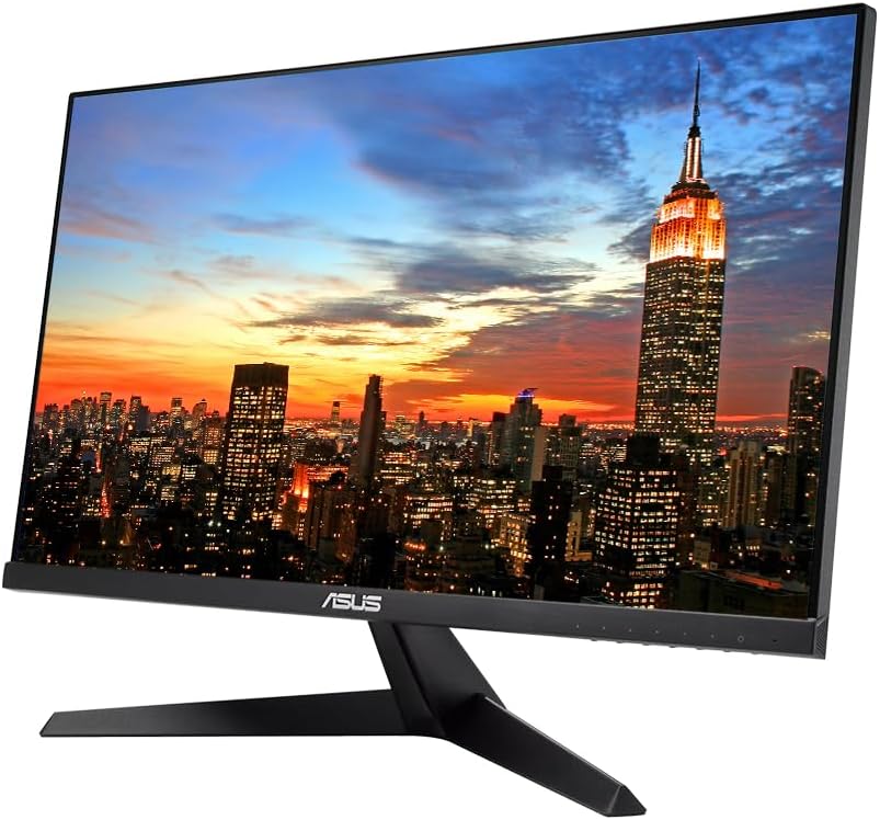 Asus VY249HF 24-inch 1920 x 1080 Full HD LED Backlit LCD Frameless Monitor, 2-Pack Bundle with HDMI, Adaptive-Sync, Eye Care, Low Blue Light, 100Hz 1ms Smooth Motion