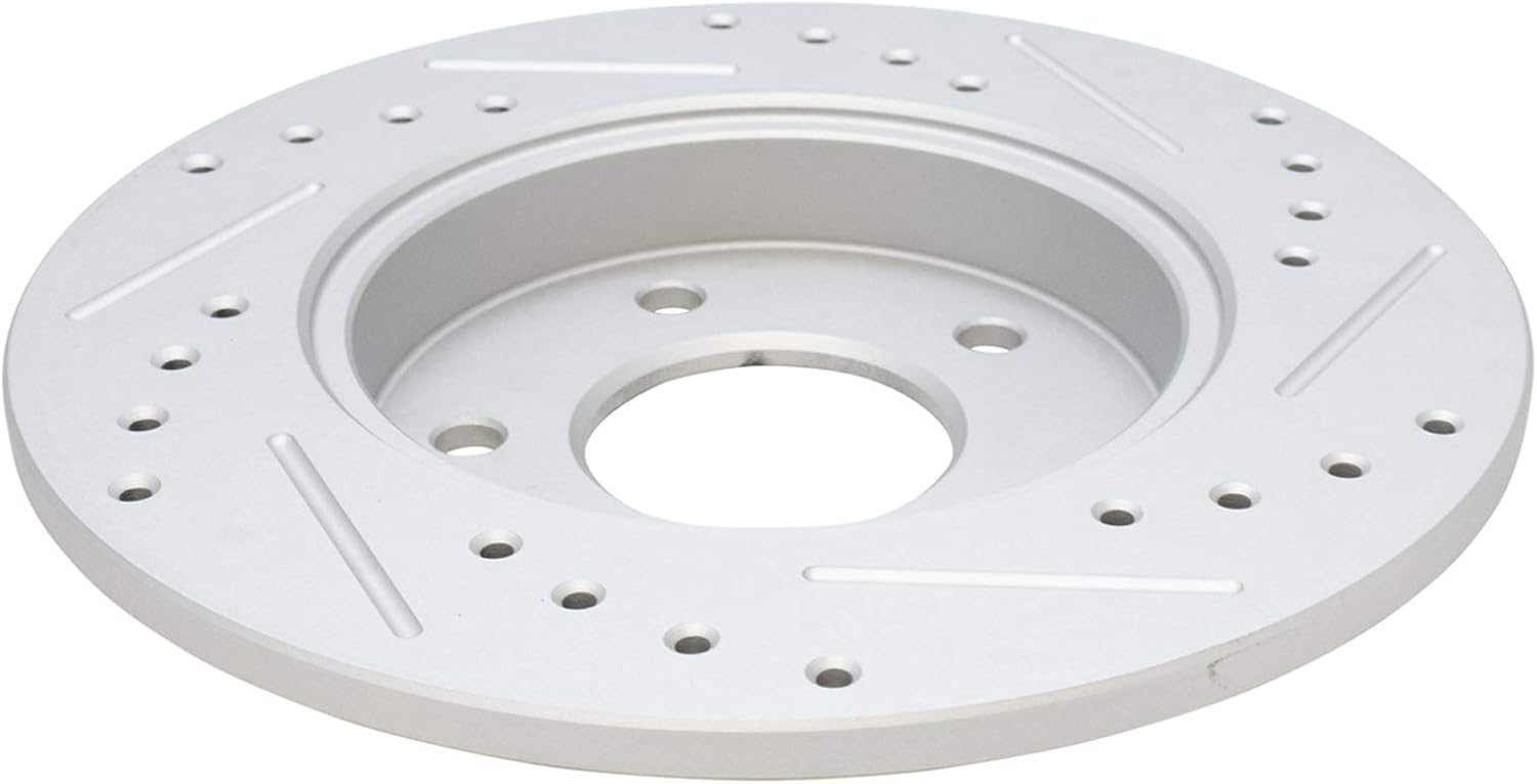 TRQ Brake Performance Rotor Kit Front & Rear Compatible with Buick Cadillac Olds Pontiac