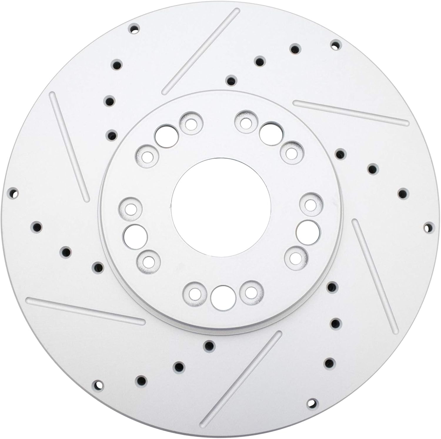 TRQ Performance Front and Rear Brake Rotor Set G Coated Drilled and Slotted Compatible with 1998-2005 Lexus GS300 1998-2000 GS400 2001-2005 GS430 2001-2005 IS300 2002-2010 SC430