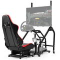 Anman G29 Racing Simulator Cockpit with Movable Monitor Stand and Adjustable Gaming Seat Fit for Logitech G923 G920, for Thrustmaster T80 T150 T248