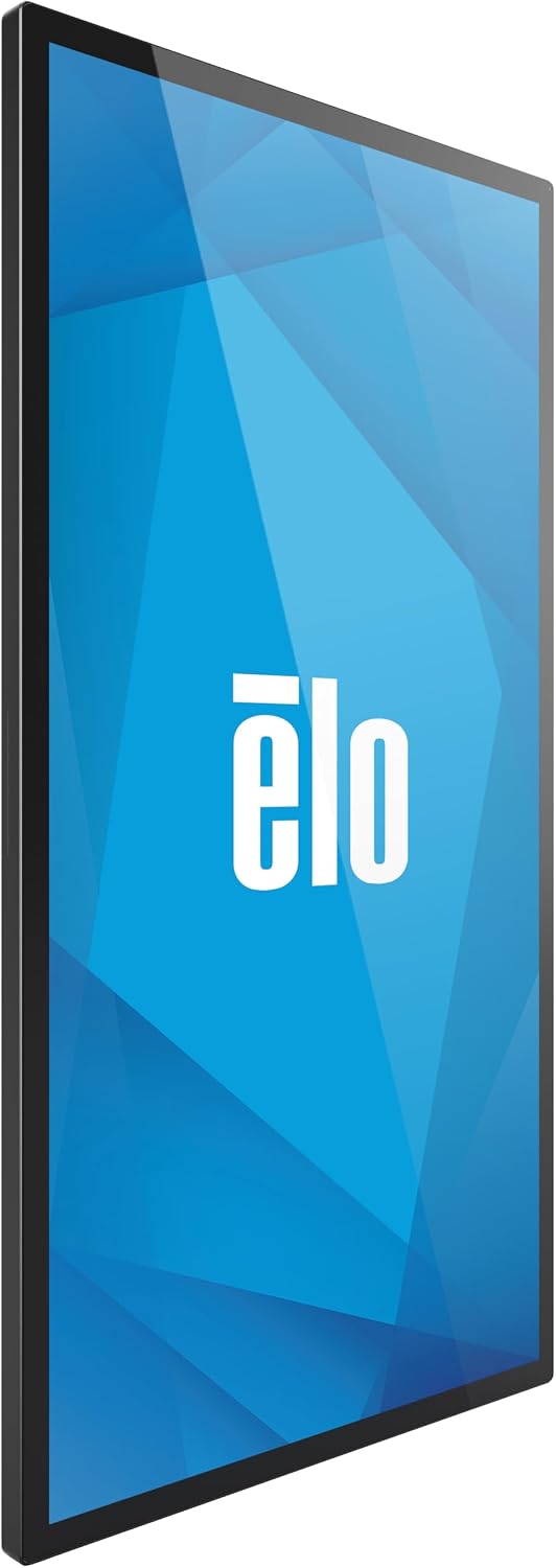 Elo 5554L - 55' 4K Touchscreen Signage - TouchPro PCAP Anti-Friction, 40 Touch, 3840 x 2160, Black