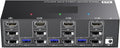 KVM Switch 3 Monitors 3 Computers,HDMI+2 Displayport KVM Switch Triple Monitor for 3 Computer Share 3 Monitor 4 USB3.0 Devices(303DH US Plug)