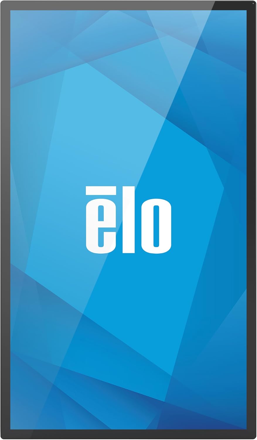 Elo 5554L - 55' 4K Touchscreen Signage - TouchPro PCAP Anti-Friction, 40 Touch, 3840 x 2160, Black