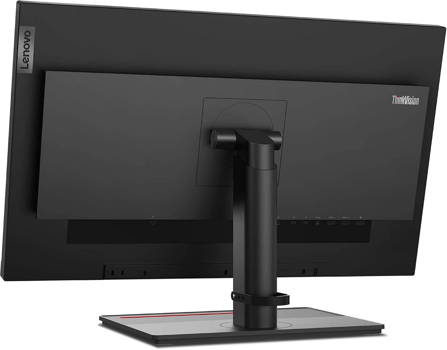 Lenovo ThinkVision P27h 2560 x 1440 LED QHD LCD Monitor, 2-Pack Bundle with HDMI, DisplayPort, Daisy Chain Ready, Dock, USB-C, Dual Monitor Stand, MK540 Wireless Keyboard and Mouse, and Wrist Pad