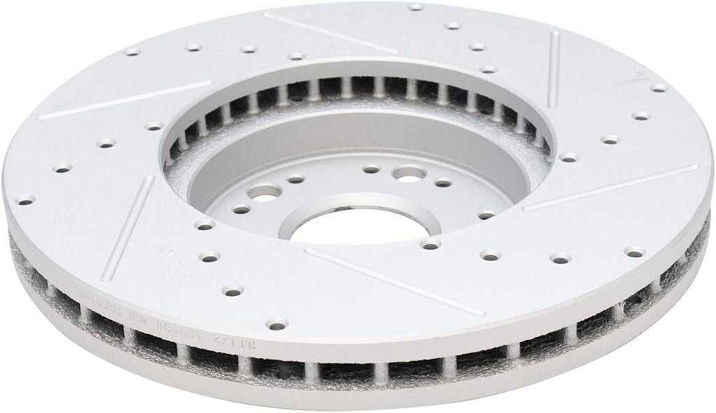 TRQ Performance Front and Rear Brake Rotor Set G Coated Drilled and Slotted Compatible with 1998-2005 Lexus GS300 1998-2000 GS400 2001-2005 GS430 2001-2005 IS300 2002-2010 SC430