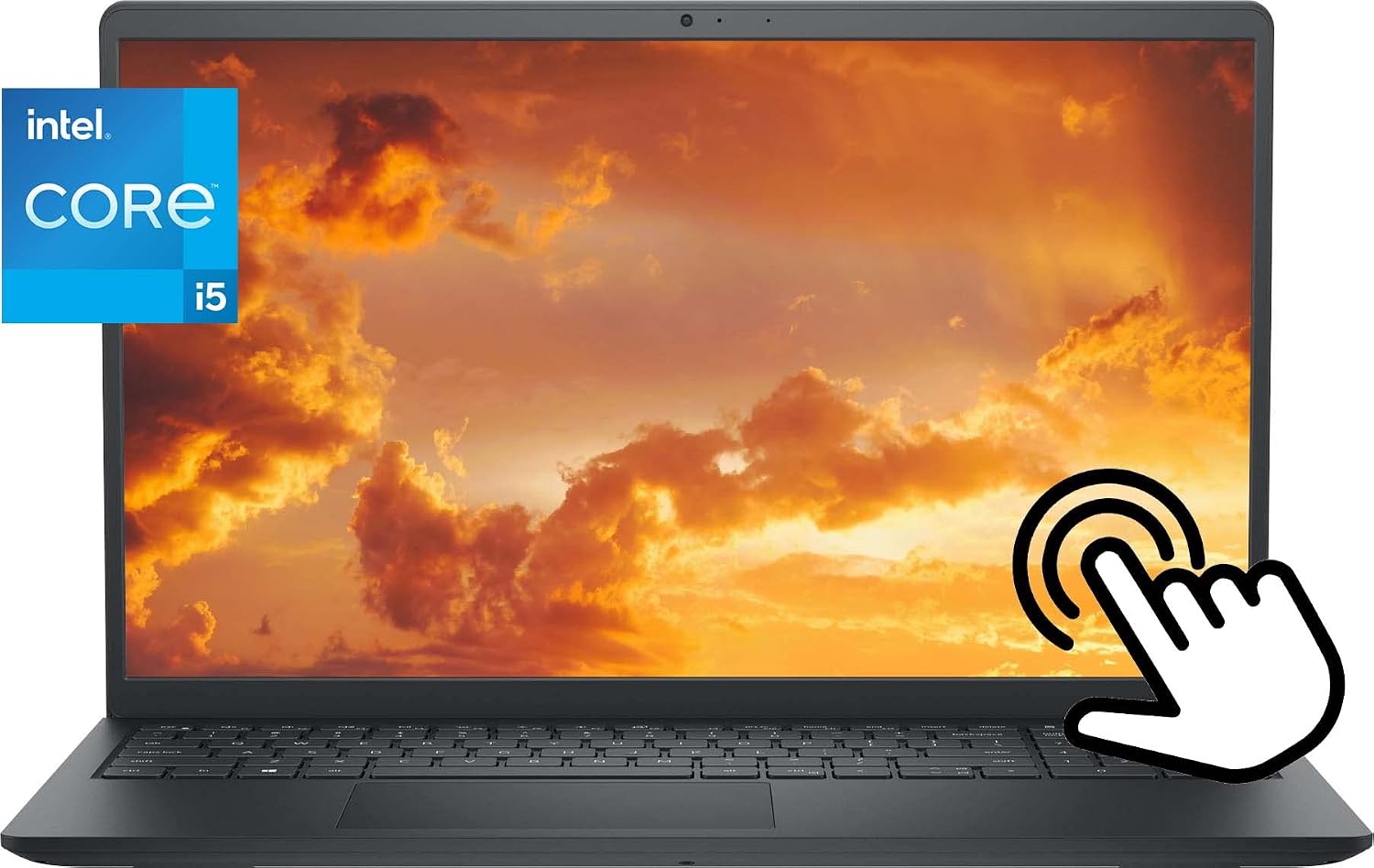 Dell 2023 Inspiron 3000 15.6' FHD Touchscreen Laptop, Intel i5-1135G7 Up to 4.2GHz, Beat i7-1060G7, 16GB DDR4 RAM, 512GB PCIe SSD, SD Card Reader, Webcam, HDMI, Windows 11 Home, Black