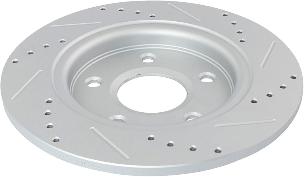 TRQ Front & Rear Brake Performance Rotor Kit Set of 4 Compatible with Chrysler Dodge Ram VW