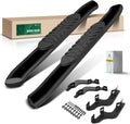 YHTAUTO 5 Inch Running Boards Fit Ford Bronco 2021 2022 2023 2024 2025 2026 2-Door SUV, Oval Bent Ends Side Steps Carbon Steel Step Bars Off-Road Exterior Accessories