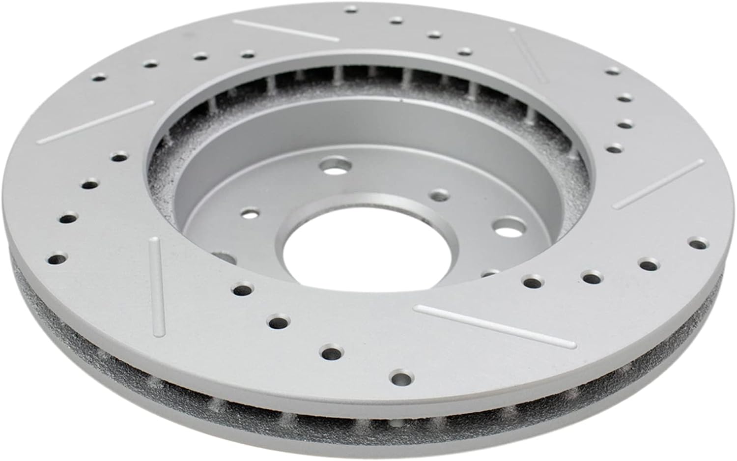 TRQ Performance Front and Rear Brake Rotor Set G Coated Drilled and Slotted Compatible with 1998-1999 Acura CL 1998-2002 Honda Accord