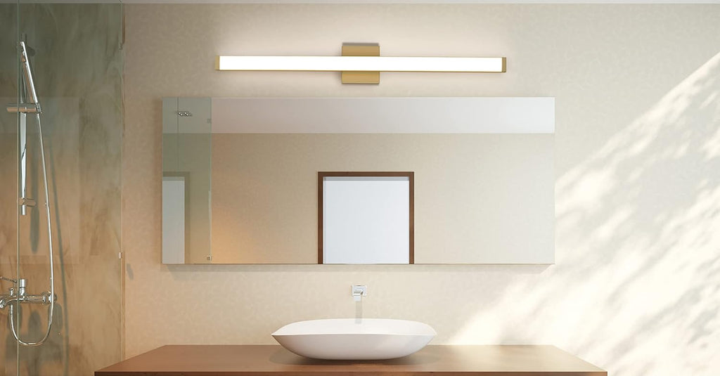 Maxim Lighting Spec Vanity 48' 1-Light Bath Vanity Light | Polished Chrome Aluminum Finish | Pmma Acrylic Shade | Contemporary Indoor Light Fixture | Ideal for Bathrooms & Powder Rooms | 52008PC