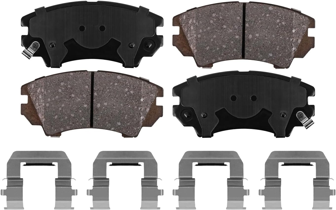 Detroit Axle - 3.6L Brake Kit for 2010-2015 Chevrolet Camaro, Front & Rear Disc Brake Rotors Ceramic Brakes Pads 2011 2012 2013 2014 Replacement: 12.64' inch FRONT, 12.40'' inch REAR Rotor