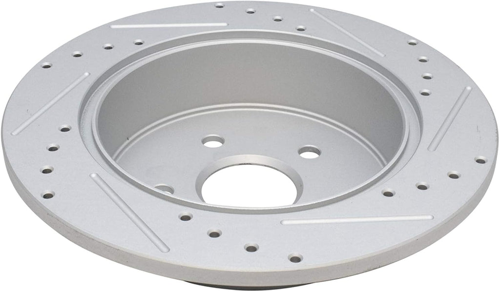 TRQ Performance Front and Rear Brake Rotor Set G Coated Drilled and Slotted Compatible with 1998-2005 Lexus GS300 1998-2000 GS400 2001-2005 GS430 2001-2005 IS300 2002-2010 SC430