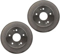 Arrhythmic Brake Drum 2X Rear Automotive Replacement Brake Kit for Honda Civic 1.8L 2006 2007 2008 2009 2010 2011 2012 2013 2014 2015, for Honda Accord 2.4L 2003 2004 2005 2006 2007