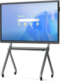 Shiarffe X5 Smart Board 75 Inch 4K Interactive Whiteboard 8GB RAM + 128GB Storage All-in-One Touchscreen Monitor Built-in 48MP Camera Mics and Speaker for Classrom Hybrid Work (Board Only)