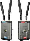 4K Wireless HDMI Transmitter and Receiver, 500FT/60MS Low Latency HD Extender Kit with HDMI Loop Out, 2.4/5GHz Dual-Band Full HD for Video Tx&Rx Camera/Laptop/Monitor/TV/Projector/Netflix