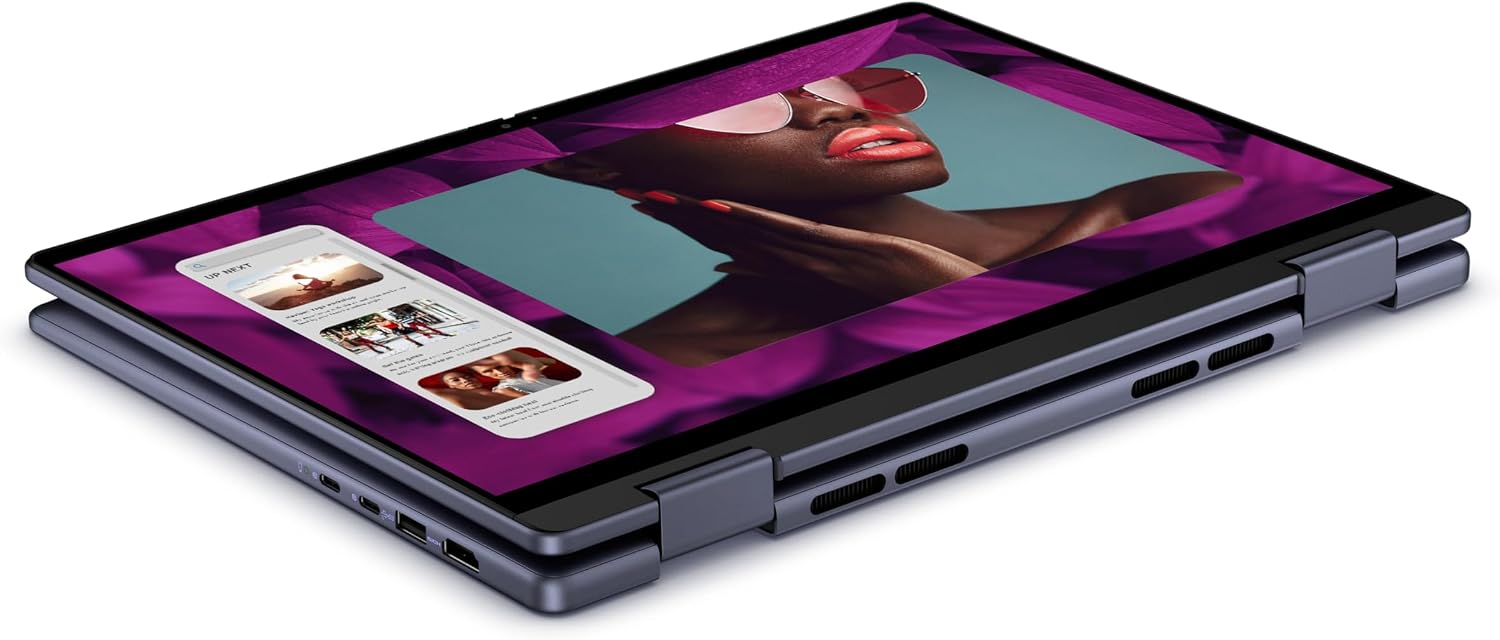 Dell Inspiron 14 2-in-1 Laptop 2024 14' WUXGA 1920 x 1200 Touchscreen, AMD Ryzen 5 8640HS AMD Radeon Graphics 64GB DDR5 4TB SSD Backlit Keyboard Fingerprint Wi-Fi 6E Bluetooth 5.1 Windows 11 Pro