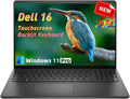 Dell 16 Touchscreen Laptop Computer 2026, Intel 10-Core 7 150U(Up to 5.4GHz), 16'' FHD+ Anti-Glare Dsiaplay, 16GB DDR5, 1TB SSD, Backlit Copilot Keyboard, Win11 pro, Express Charge, Black
