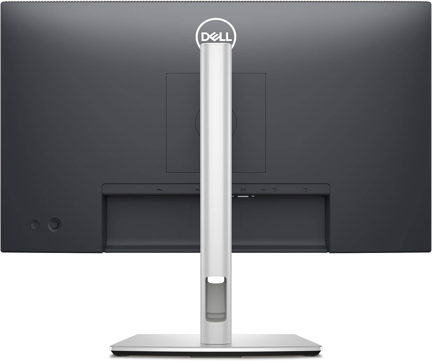 AOM Dell P2425H Computer Monitor Screen 24' 16:9 IPS Display 100Hz w/Stand - Full HD, 1920 x 1080 with Power Cord + DisplayPort Cable + ZoomSpeed HDMI Cable + USB 3.0 Microfiber Cloth
