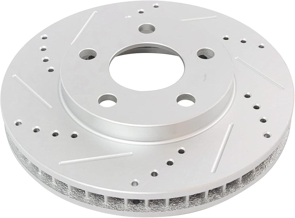 TRQ Brake Performance Rotor Front & Rear Kit of 4 Compatible with Buick Chevy Olds Pontiac