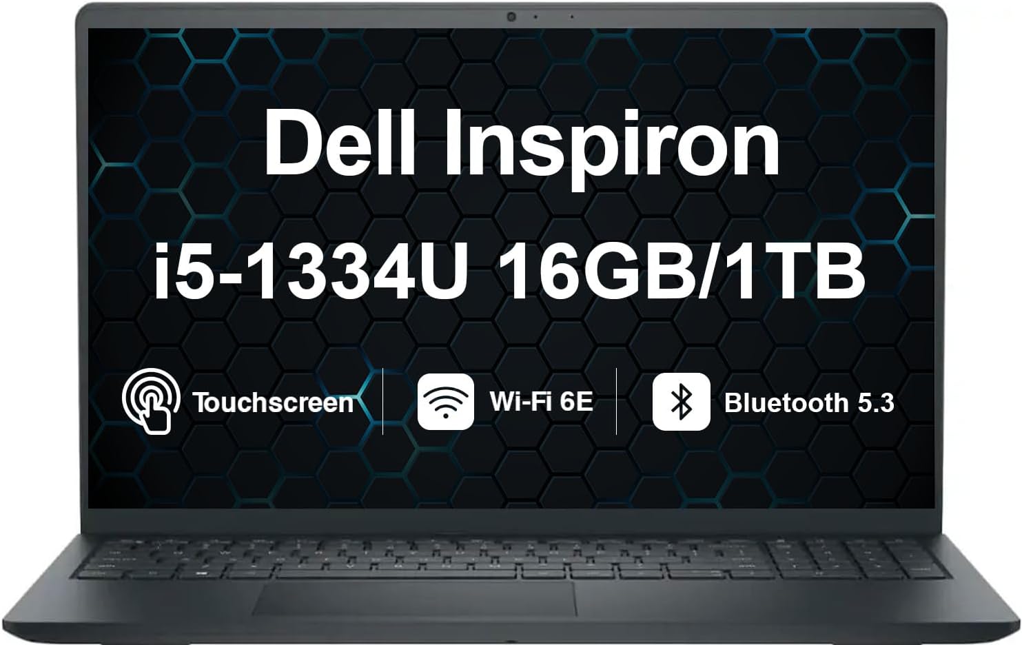 Dell Inspiron 15 3530 Business Laptop 15.6' Touchscreen FHD Display (Intel i5-1334U (Beat i7-1250U), 16GB DDR4, 1TB SSD, WiFi 6, HD Webcam, BT 5.3, Win11H)