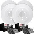 Dynamic Friction Company Brake Kit For 2006-2011 Honda Civic| Front and Rear 5000 Advanced Brake Pads and Rotors Kit