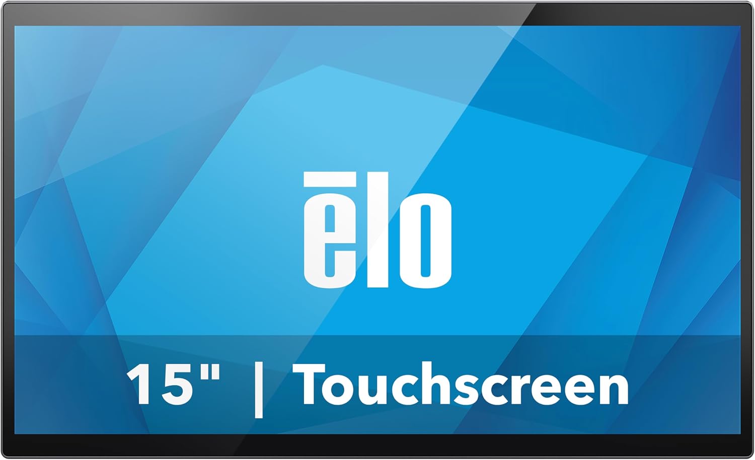 Elo 1504LS - 15.6' Touchscreen Monitor Without Stand - TouchPro PCAP, 10 Touch, 1920 x 1080, Dark Gray