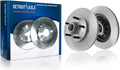Detroit Axle - FRONT Brake Rotors for 02 Lincoln Blackwood 1999-2003 Ford F-150 Lobo, Disc Brake Rotors 2000 2001 2002 Replacement: 12.13' inch Rotor