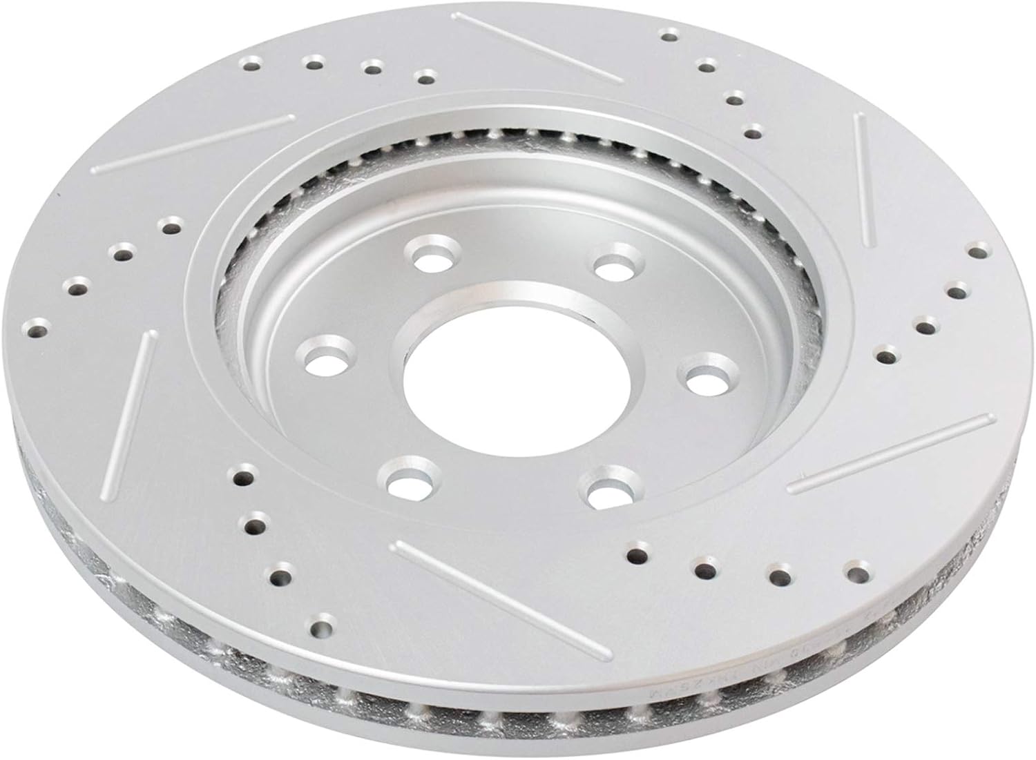 TRQ Performance Front and Rear Brake Rotor Set G Coated Drilled and Slotted Vented Compatible with 2005-2024 Nissan Frontier 2005-2015 Xterra 2009-2012 Suzuki Equator