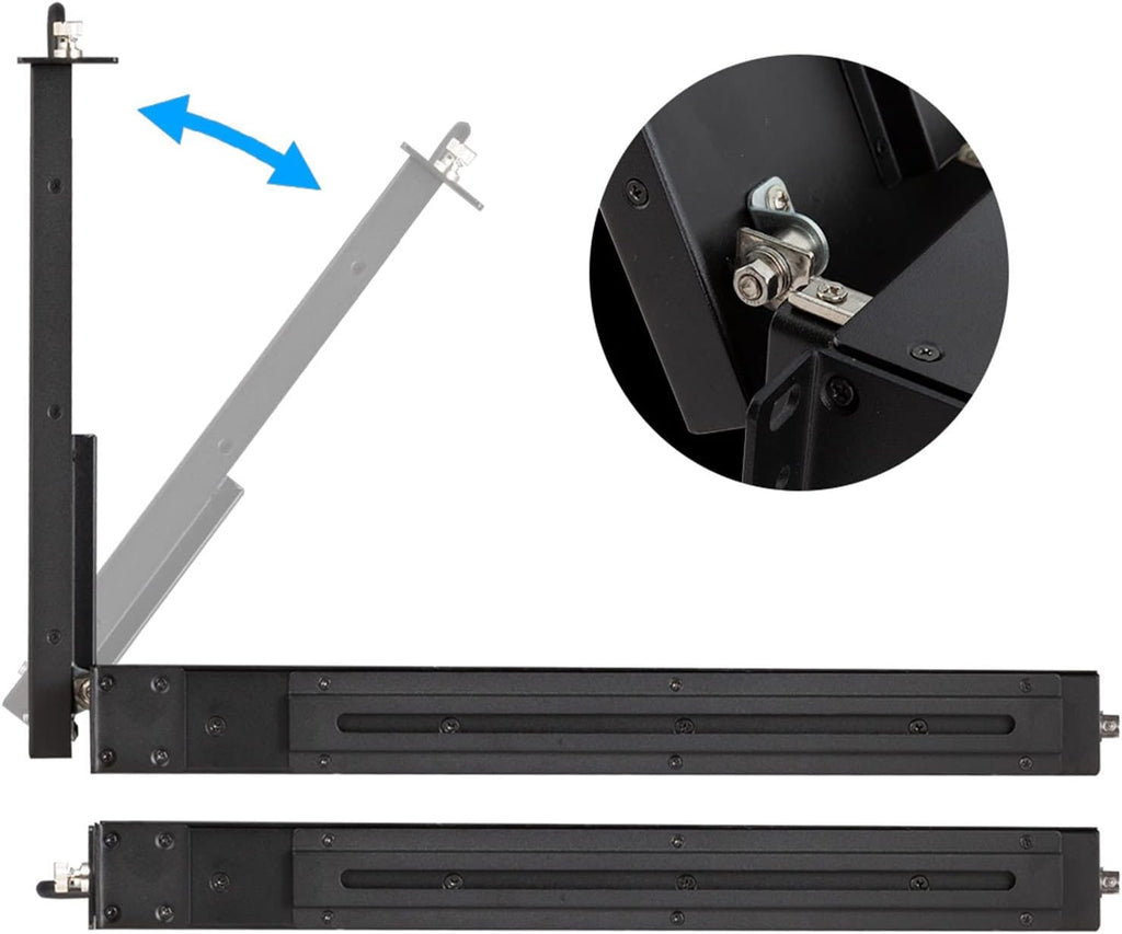 17.3 Inch 1RU Pull Out Rack Mount Monitor Full HD 1920x1080 SC173-HSD-56(HDMI/SDI)