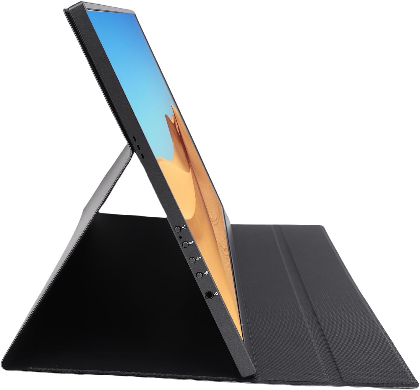 Dpofirs Portable Monitor, 16in 4K Laptop Monitor with Low Blue Light, USB C HDMI Computer Display for Desktop, Gaming Consoles