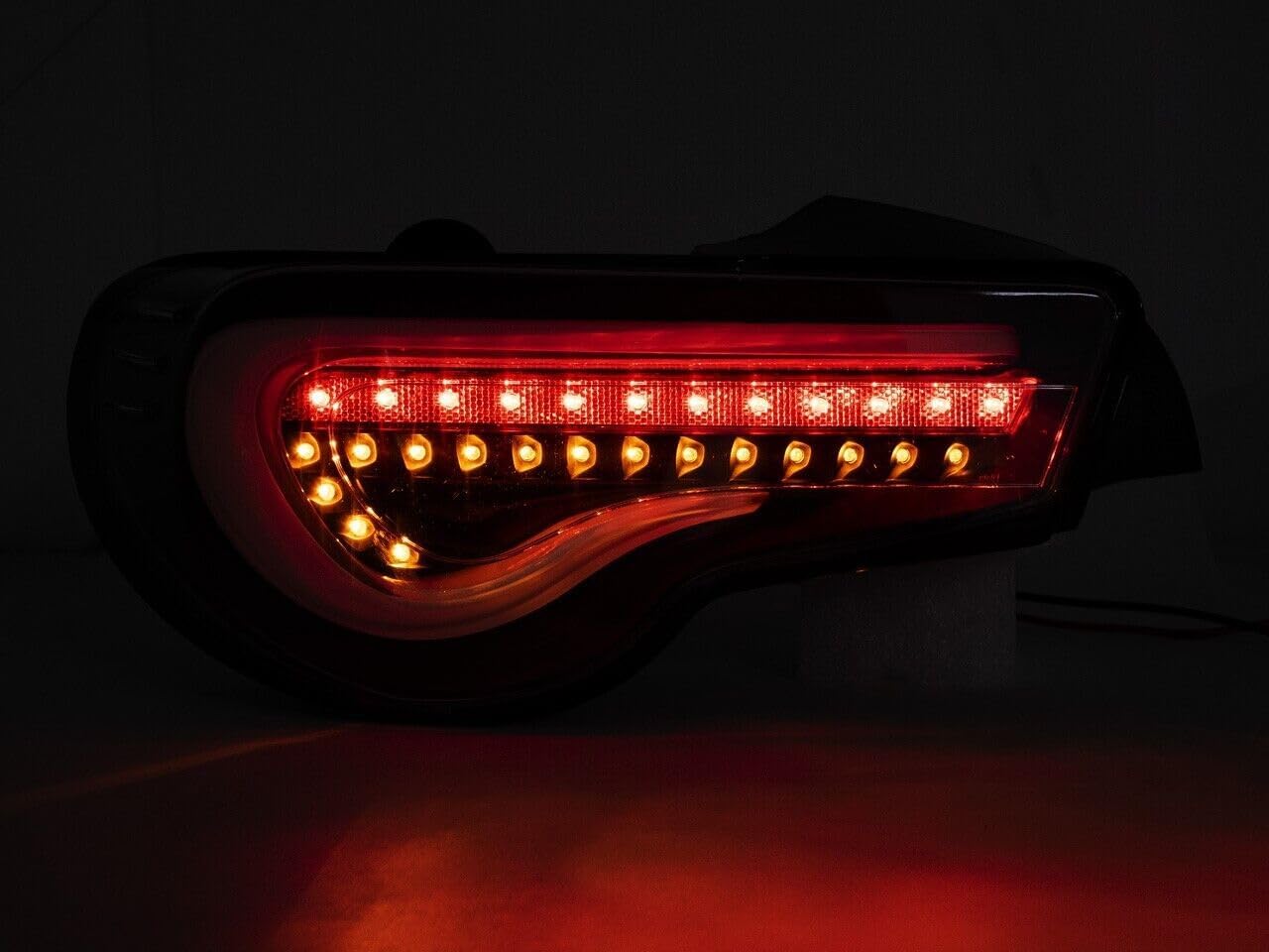 Exterior Accessories lights - LED Tail Lights Sequential Signal Turn Signal Black Housing/White bar Compatible With 2012-2021 Toyota 86 Subaru BRZ Scion FRS ZN6/ZC6 Gen1