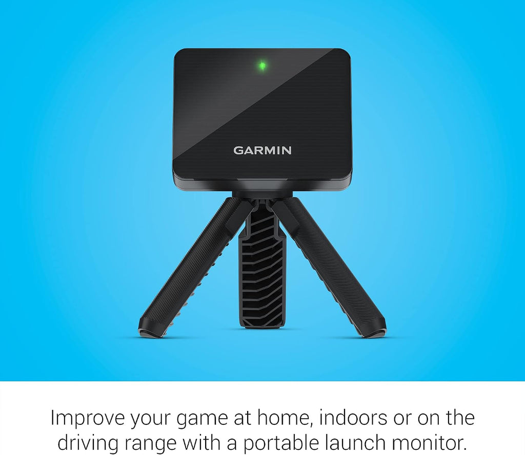 Garmin Approach R10 Portable Golf Launch Monitor | Take Your Game Home or Practice at The Driving Range | Track Metrics, Record Video or Play 43,000+ Courses with Signature Series Power Bundle