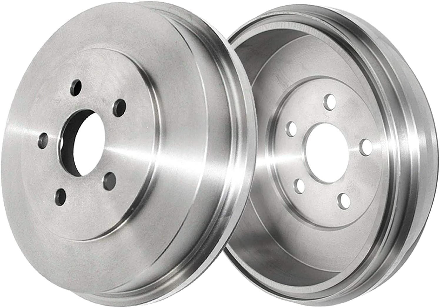 Detroit Axle - Front Drilled Slotted Brake Rotors + Rear Drums Replacement for 2003-2006 Chrysler Sebring (Sedan, Convertible) - 4pc Set