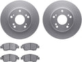 Dynamic Friction Company Front Brakes and Rotors| Automotive Replacement Brake Kits| Front 5000 Advanced Brake Pads and Rotors Kit| Fits 2002-2006 Acura RSX, 2004-2005 Honda Civic