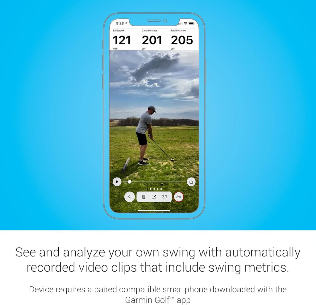 PlayBetter Garmin Approach R10 Portable Golf Launch Monitor & Simulator Bundle - Great for Home, Outdoor & Indoor, Projector Compatible, Software Accuracy Upgraded - Includes Alignment Stand