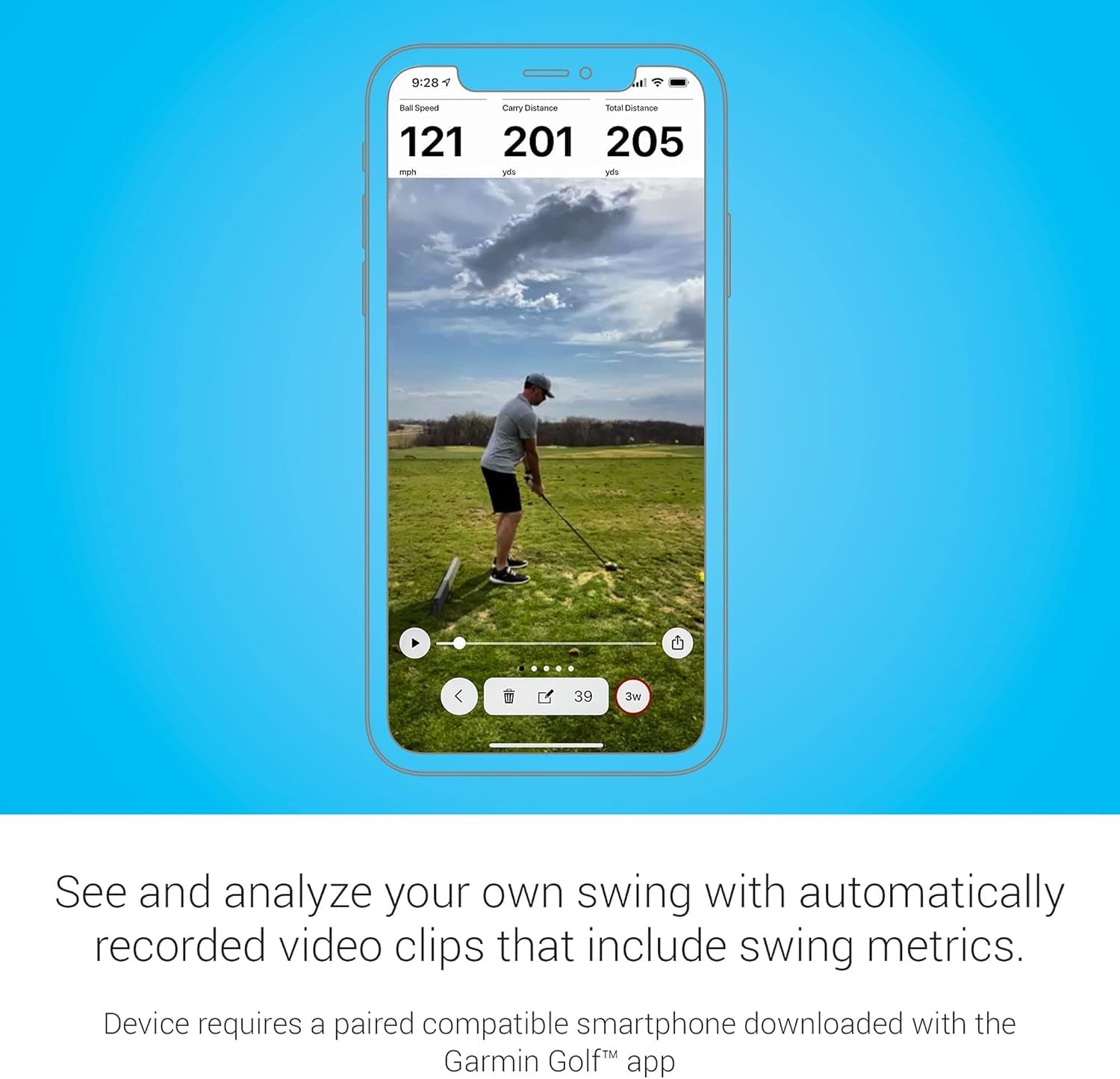 PlayBetter Garmin Approach R10 Portable Golf Launch Monitor & Simulator Bundle - Great for Home, Outdoor & Indoor, Projector Compatible, Software Accuracy Upgraded - Includes Alignment Stand