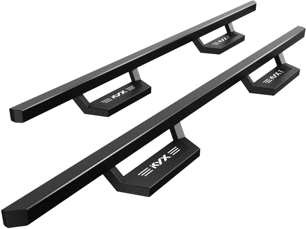 KYX Running Boards & Steps Nerf Bars Fit for 2009-2018 Dodge Ram 1500 Quad Cab, A Pair 6 inch Car Door Side Steps Nerf Bars Truck Boards Step Rails-Dual Stairs