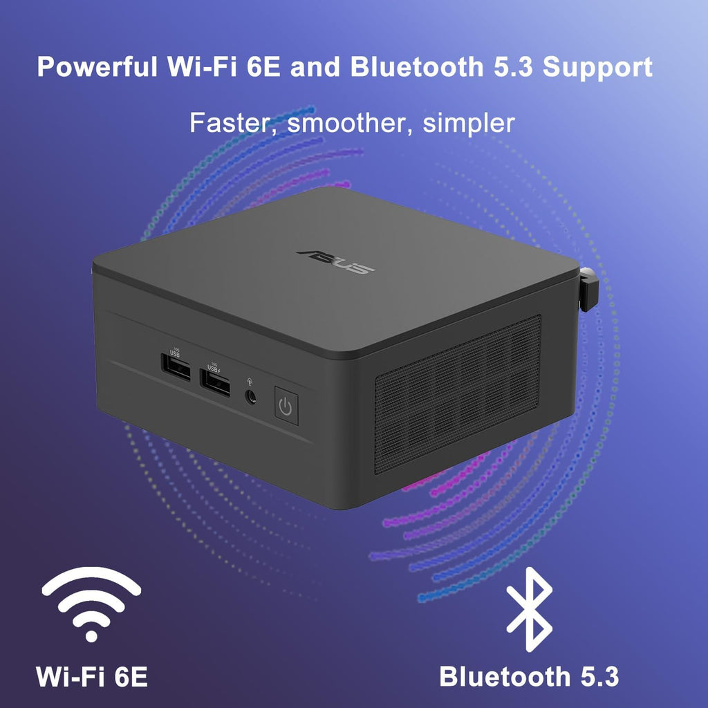 Intel NUC 13 Pro Mini PC, ASUS NUC (Intel 12-Core i7-1360P, 32GB DDR4 RAM, 1TB SSD) Business Desktop Computer, Support 4 x 8K Display, 2x Thunderbolt 4, Wi-Fi 6E, RJ45, Windows 11 Pro, NUC13ANHI7