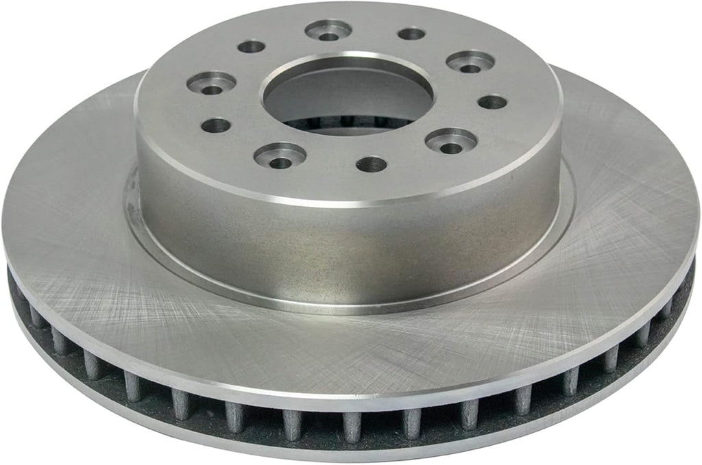 TRQ Front Brake Pad and Rotor Set Semi Metallic Rotors Compatible with 1965-1982 Chevrolet Corvette