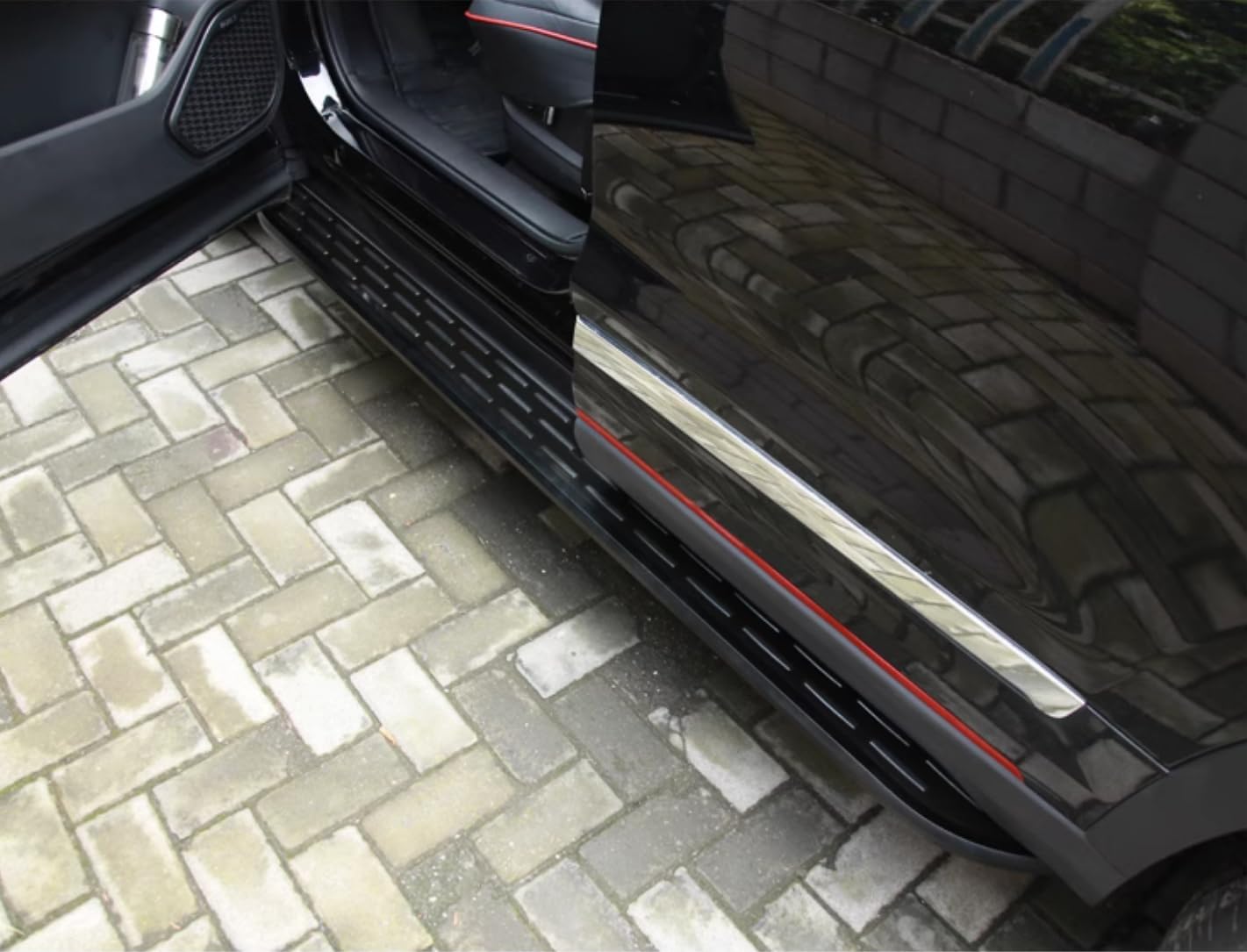2pcs Running Board for Ford Explorer 2020-2026 Automotive Exterior Accessories Side Step NerfBar Aluminium Pedal (with Brackets)